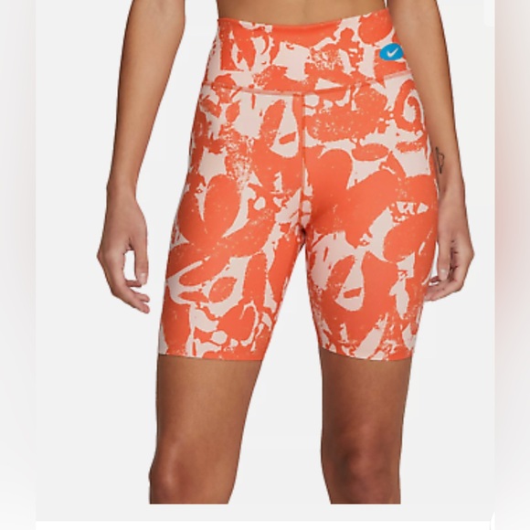 Nike Shorts Nike Womens One Luxe Icon Clash Midrise Training Bike